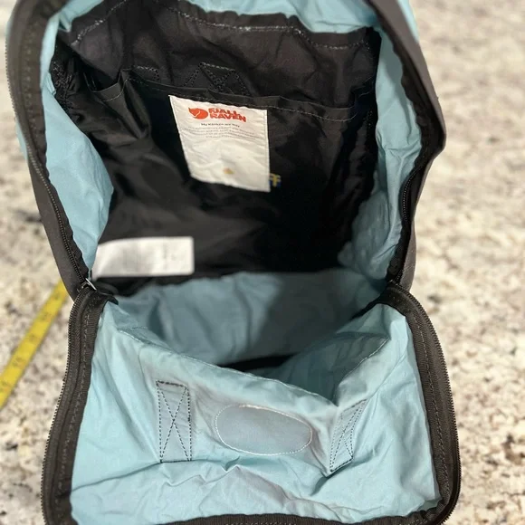 Fjallraven Kånken Sky Blue and Black Backpack - Picture 5 of 6